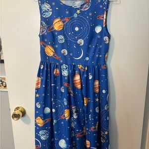 Galaxy Adventure Ms. Frizzle Dress in Blue Teacher Core